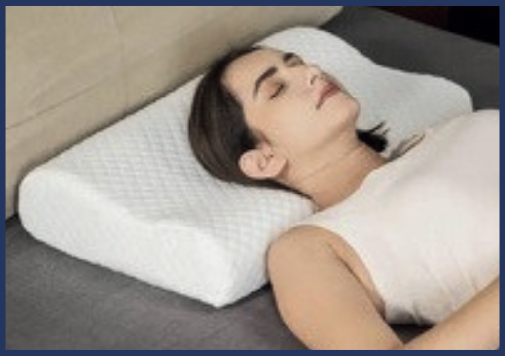 Cervical memory foam pillow